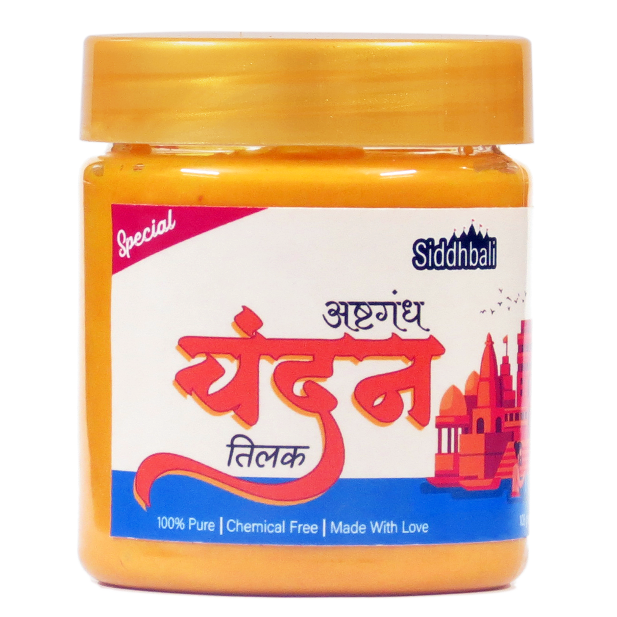 Orange Chandan Tilak Liquid Paste - 108 gm