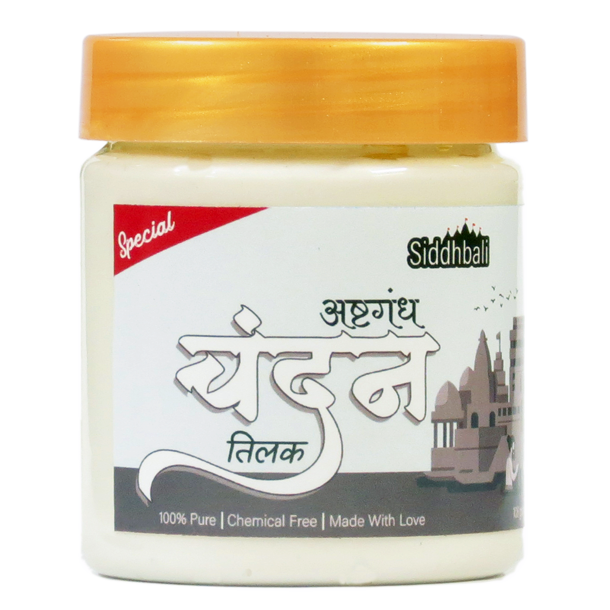 White Chandan Tilak Liquid Paste - 108 gm