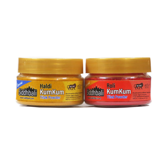 Haldi KumKum Tika Powder Combo Pack of 2