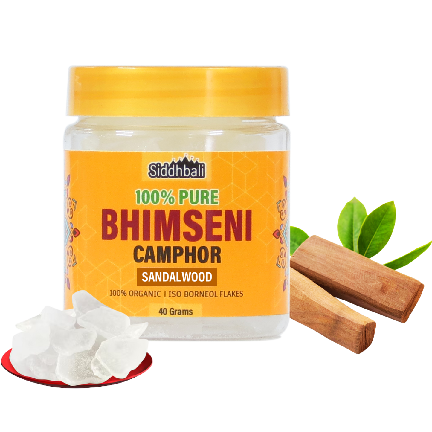 Sandalwood Bhimseni Camphor - 40 gm