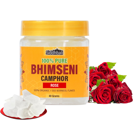 Rose Bhimseni Camphor - 40 gm