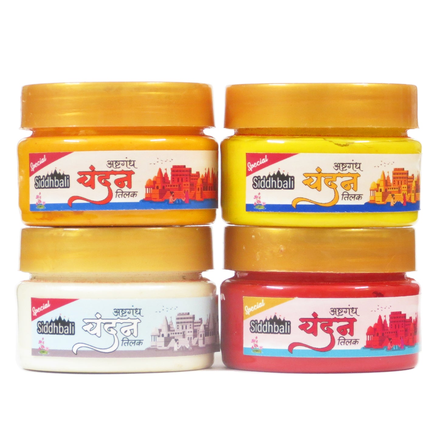 Chandan Tilak Paste Combo Pack of 4