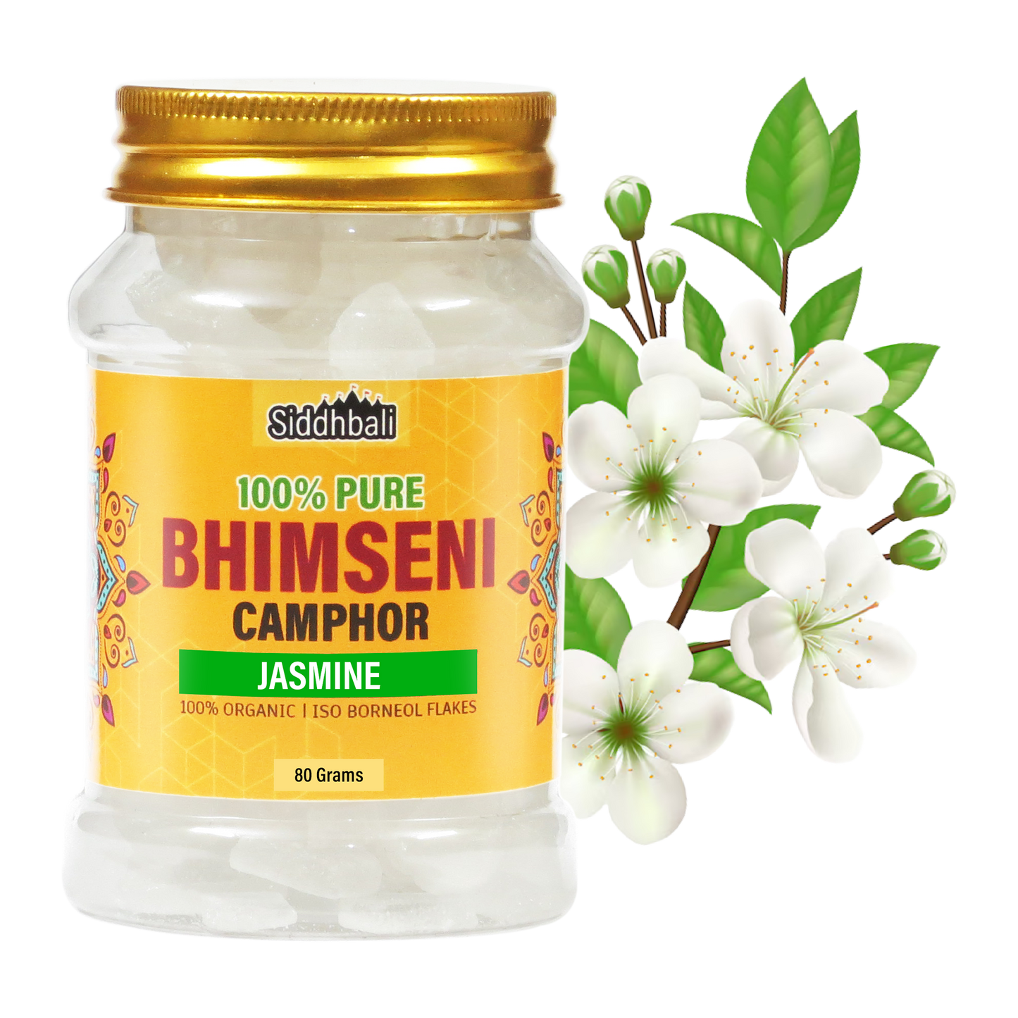 Jasmine Bhimseni Camphor - 80 gm