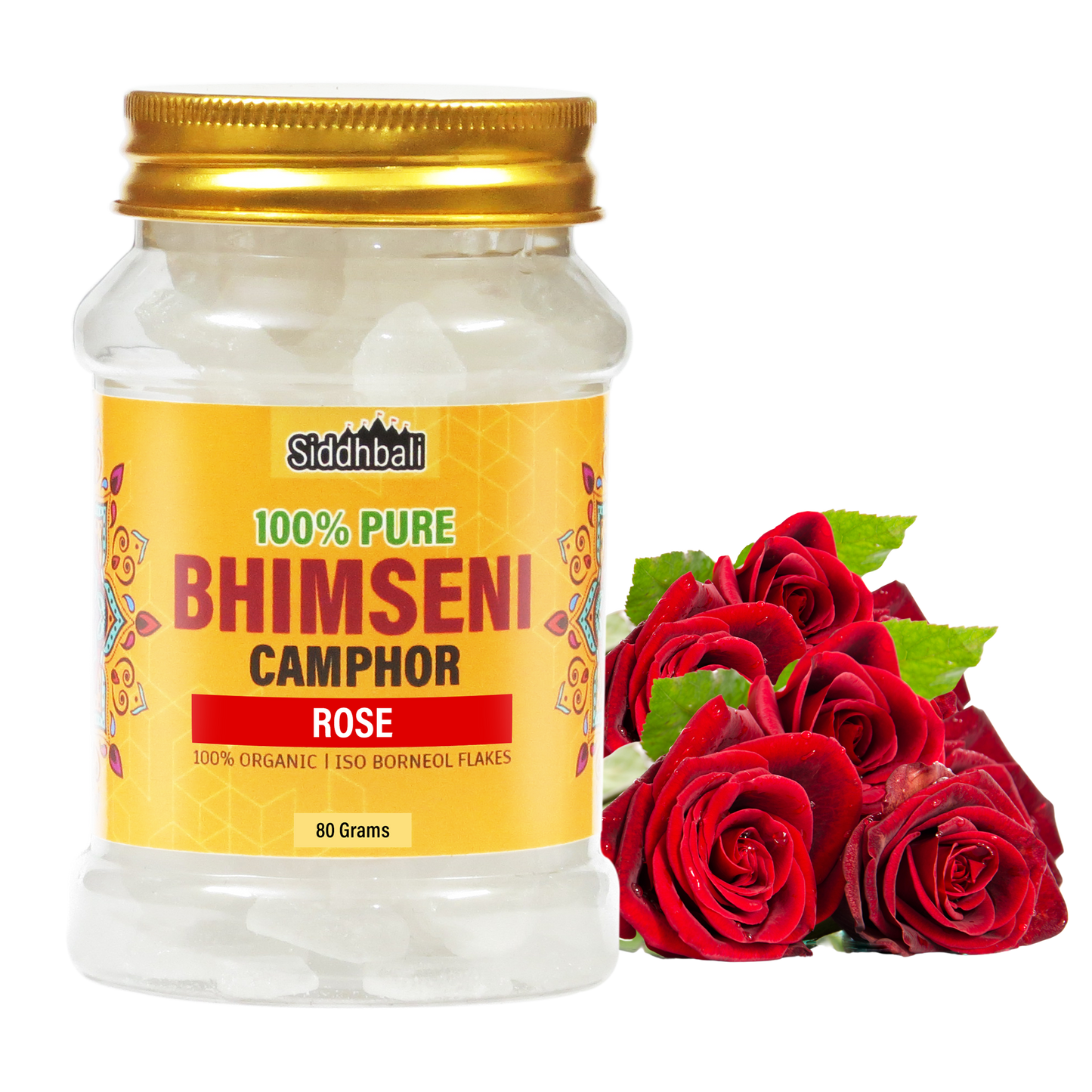 Rose Bhimseni Camphor - 80 gm