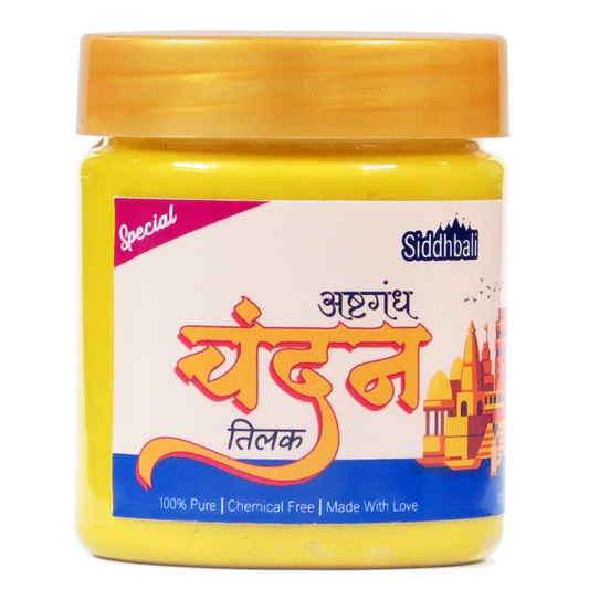Yellow Chandan Tilak Liquid Paste - 108 gm